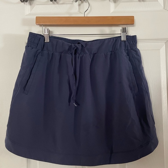 REI Dresses & Skirts - REI Blue Gray Tennis Shorts Skirt with Adjustable Waist Large